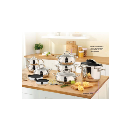 Emsan Everest Forever Yeni 17 Parça Çelik Çeyiz Seti