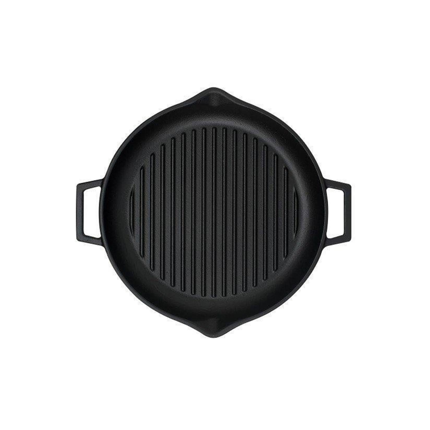 Lava - Döküm 32 Cm Metal Kulplu Yuvarlak İzgara Tava