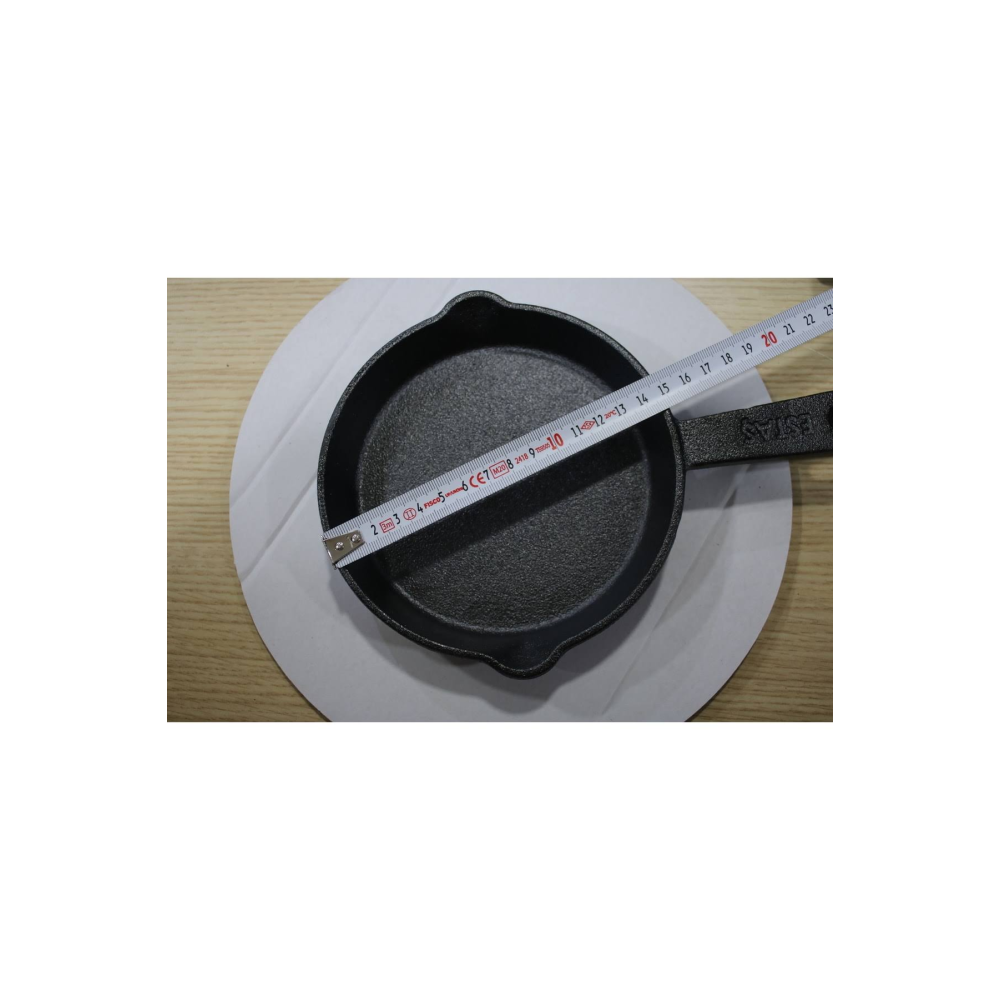 ESTAŞ Demir Döküm Kaplamasız Tava / Çap 14 Kulplu %100 Yerli Üretim