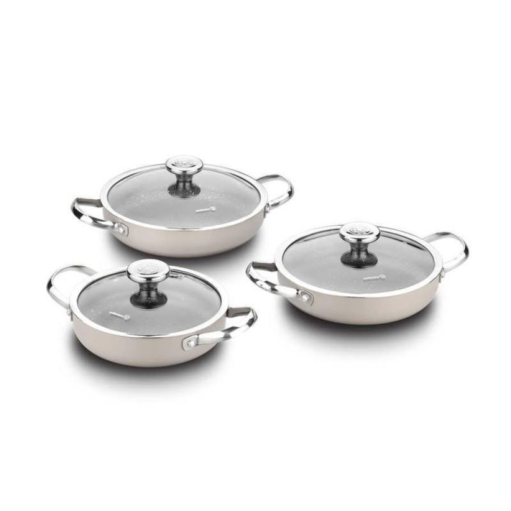 KORKMAZ A1256 Zeta Kırmızı 6 Parça Omlet Seti