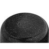 Taç Granit Döküm Basık Tencere 26 cm Siyah