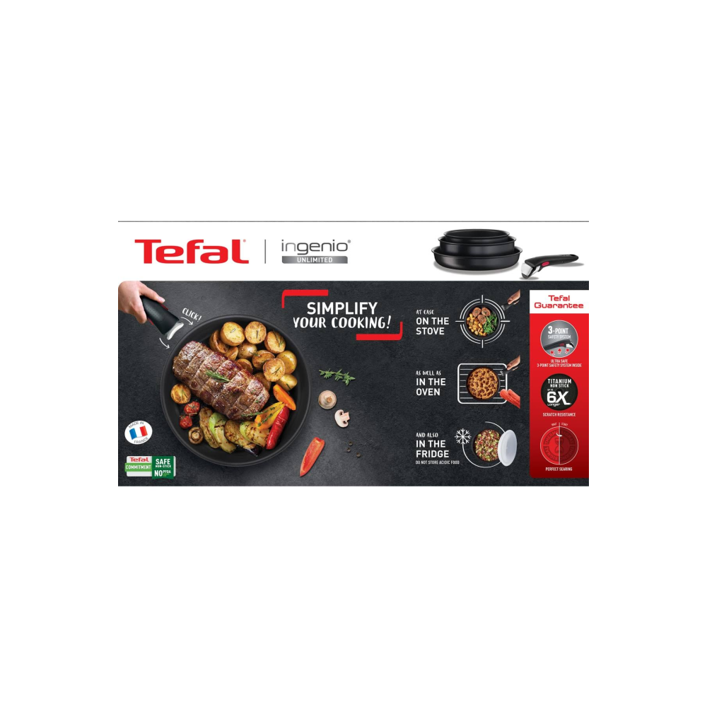 TEFAL L76328 Ingenio Titanyum 6X Mix Tencere 16 cm