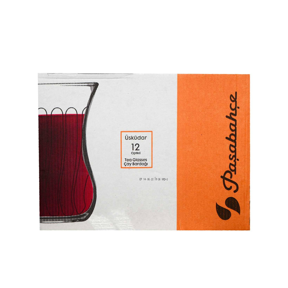 Paşabahçe 42021 Çay Bardağı 12 Optikli