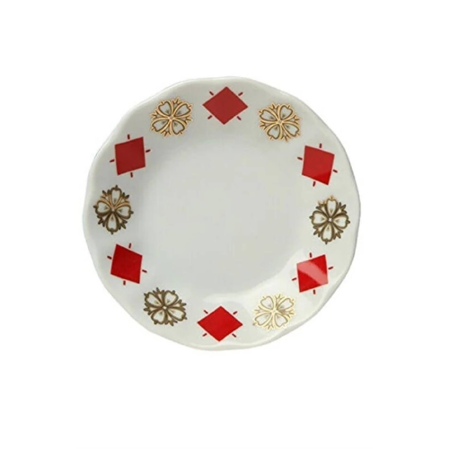 Porland Yonca Kırmızı Çay Tabağı 11 Cm