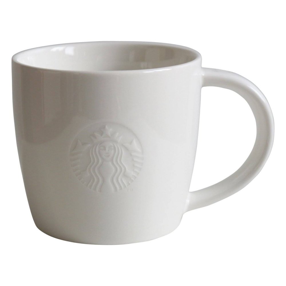 STARBUCKS Kahve Fincanı Beyaz Fincan Kahve Kupası Mug Classic White Collectors 12oz