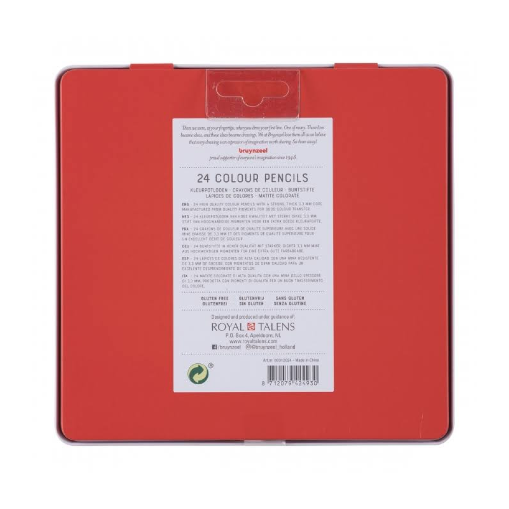 Bruynzeel Expression Colour 24'lü Kuru Kalem Boya Seti