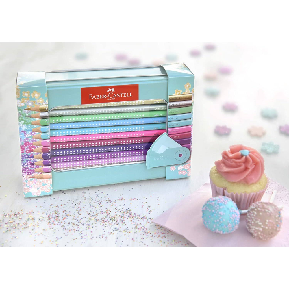 Faber-Castell Parlak Renkler Kuru Boya Seti