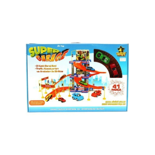 Oyuncak Otopark 3 Katlı Garaj Seti