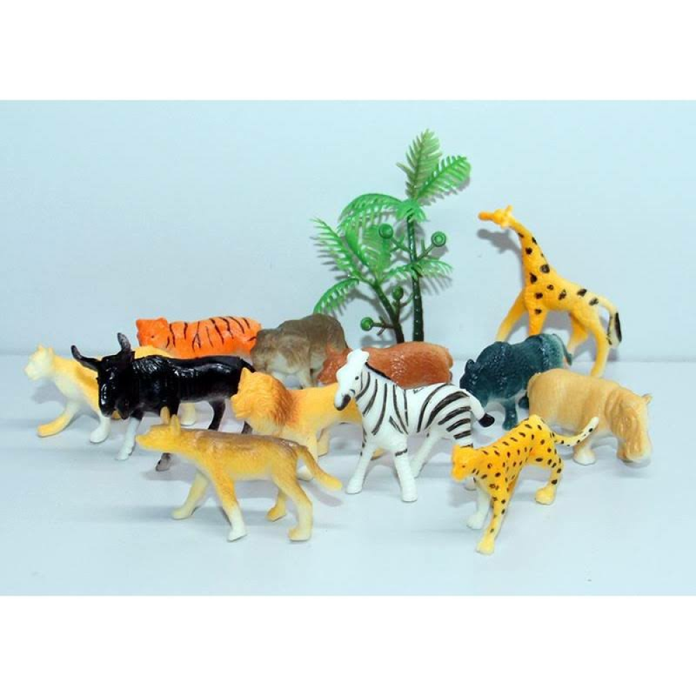 Prestij Oyuncak LD-002 20 Lİ SİLİNDİR KUTUDA YABAN HAYVANLARI -PRS