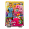 Barbie Seyahatte Bebeği Ve Aksesuarları