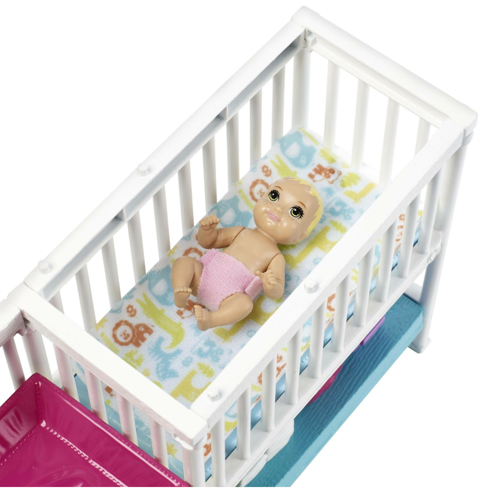 Barbie Gfl38 Bebek Bakıcısı Skipper Uyku Eğitiminde Oyun Seti