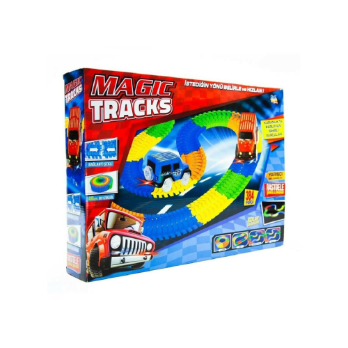 Kayyum Oyuncak Magic Tracks Hareketli Raylar 384 Parça 2 Araba