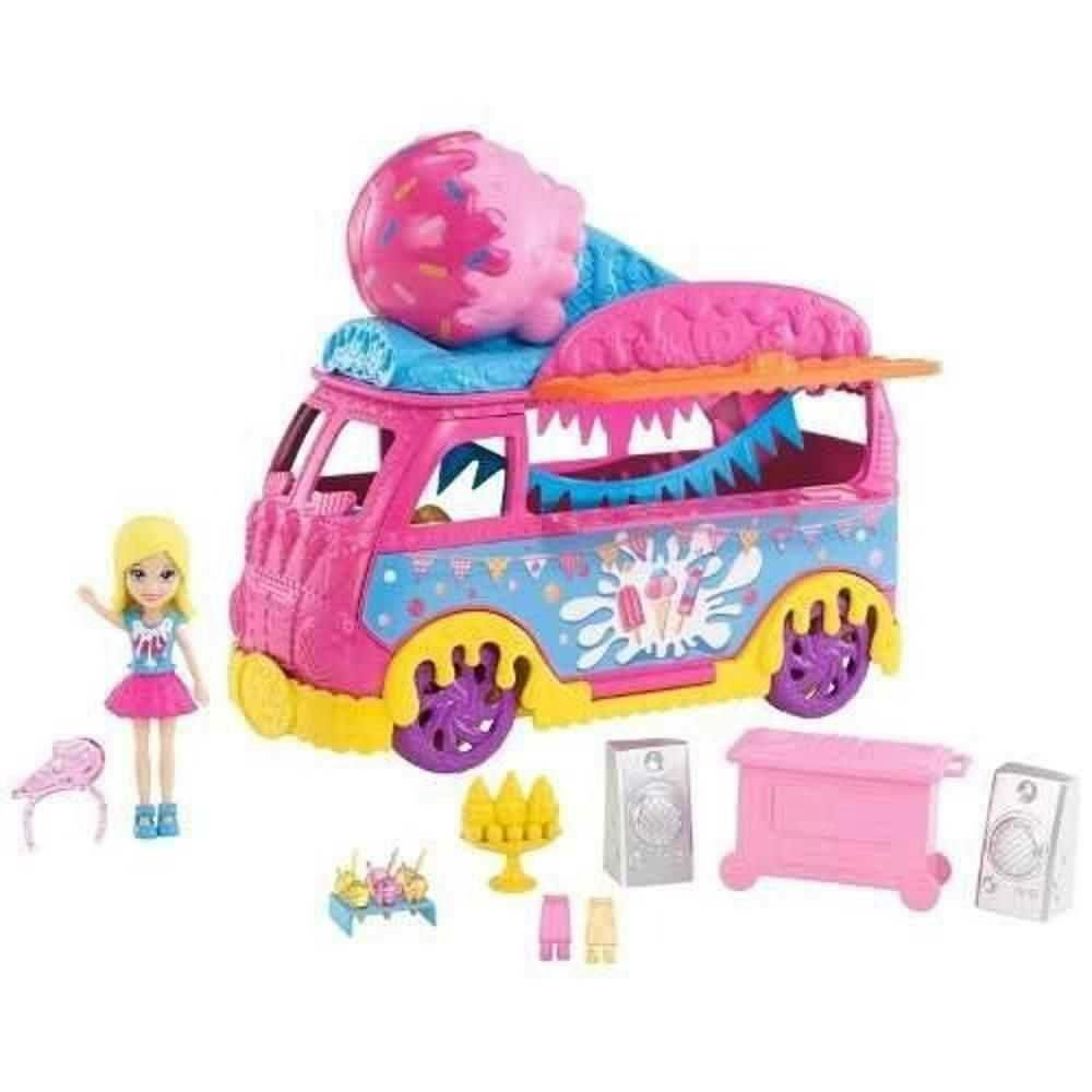 Polly Pocket Minik Lezzetler Dondurma Arabası: Polly Ve Shani HHX77