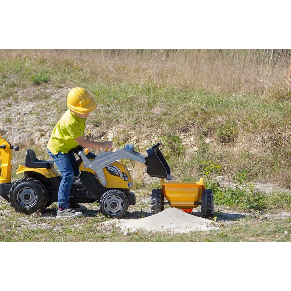 Smoby Builder Max Excavatörlü Römorklu Traktör 710301