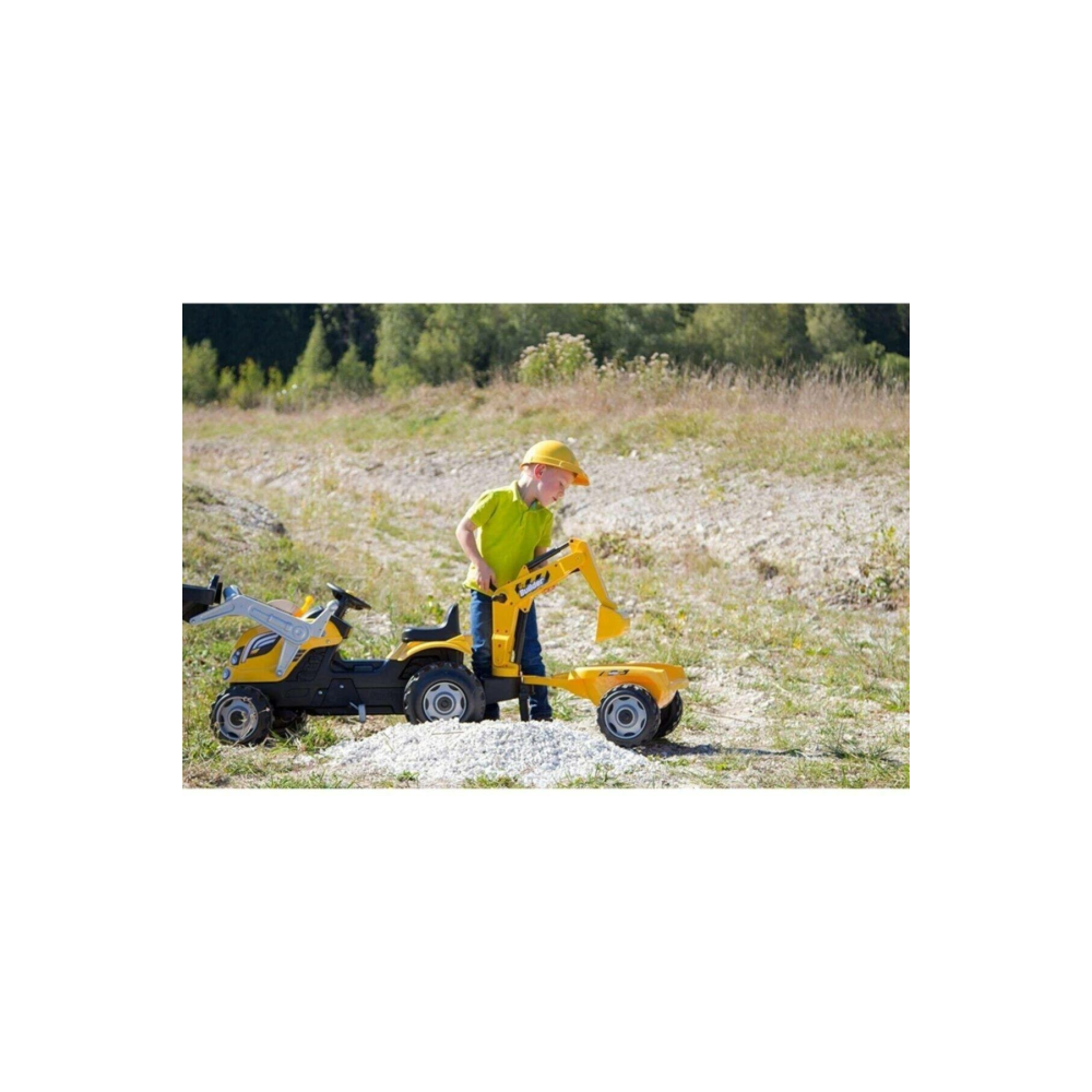 Smoby Builder Max Excavatörlü Römorklu Traktör 710301