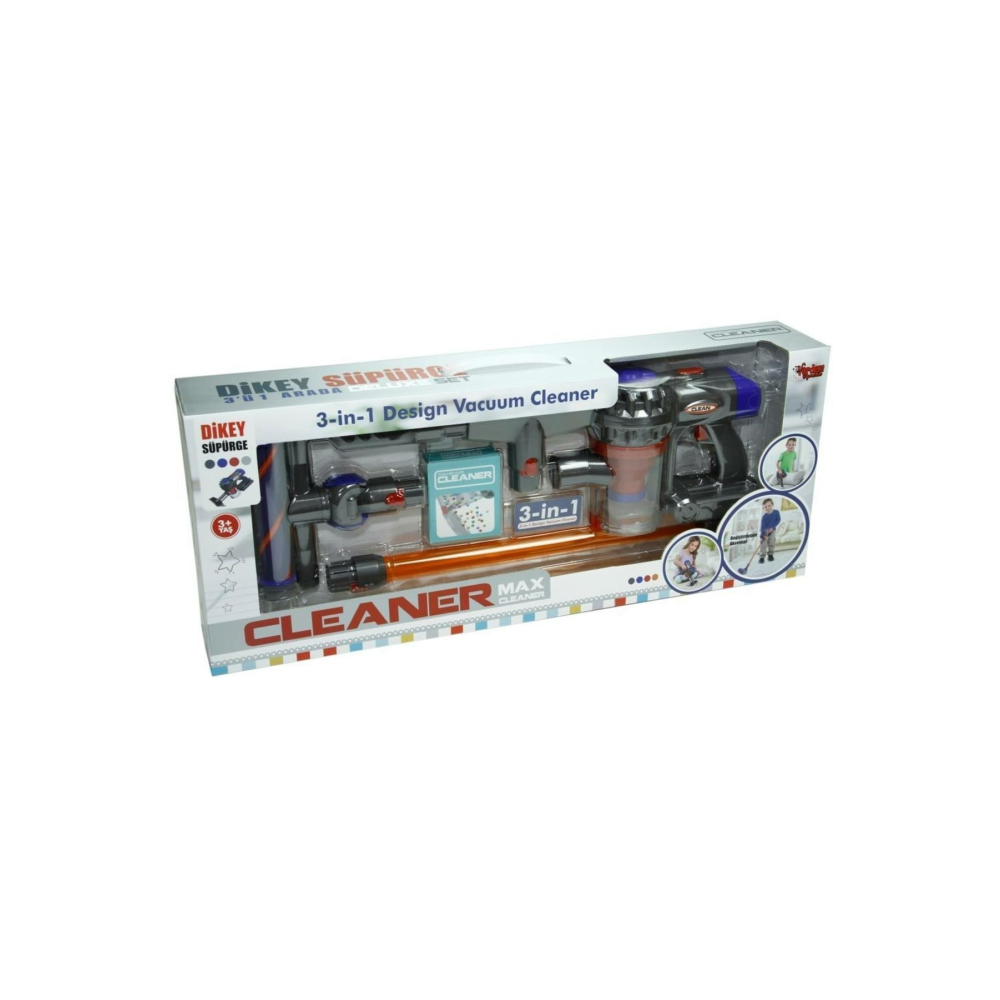 HUA-1009 Oyuncak 3 IN 1 Dikey Elektrik Süpürgesi -Vardem