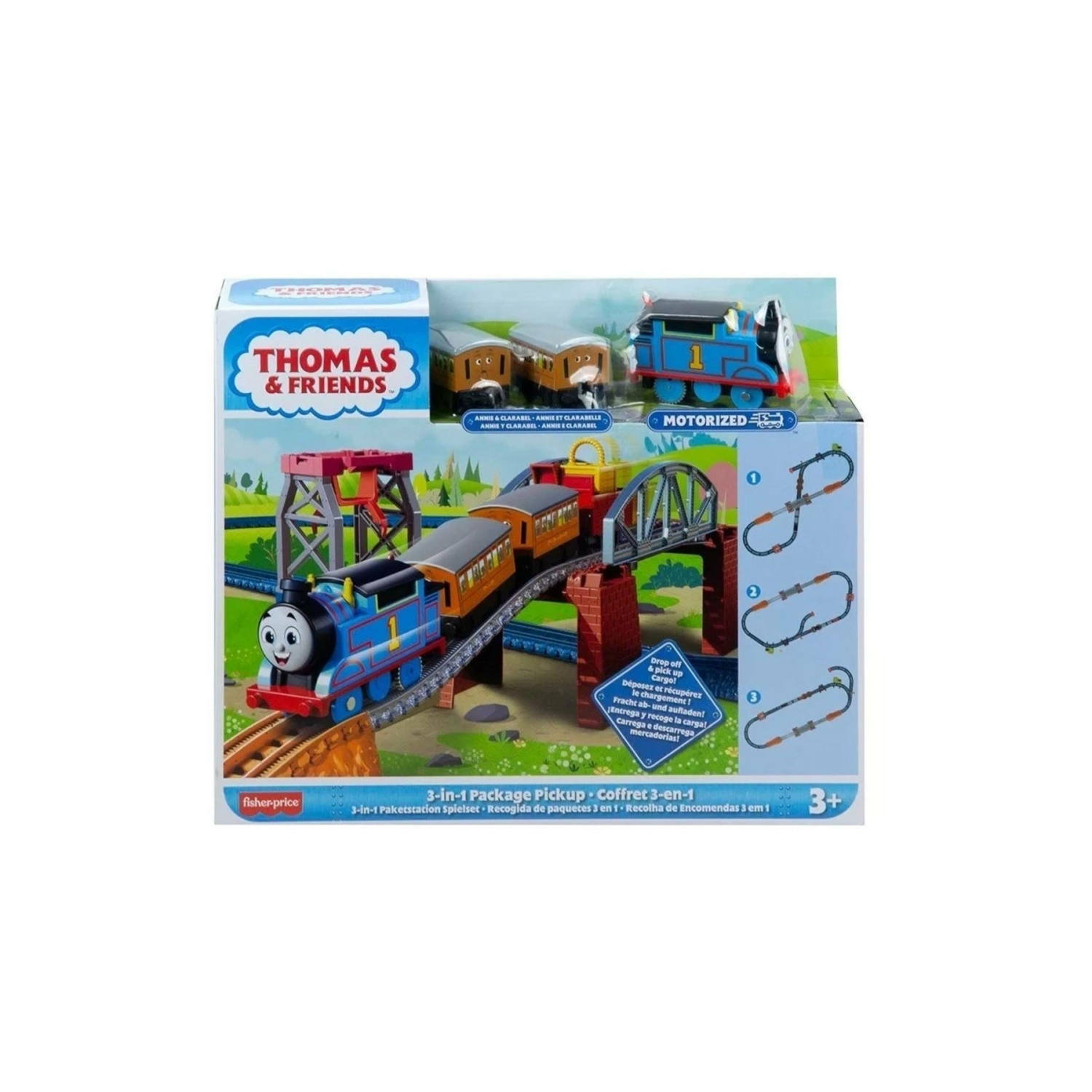 Thomas Ve Arkadaşları 3'Ü 1 Arada Kargo Macerası Oyun Seti HGX64