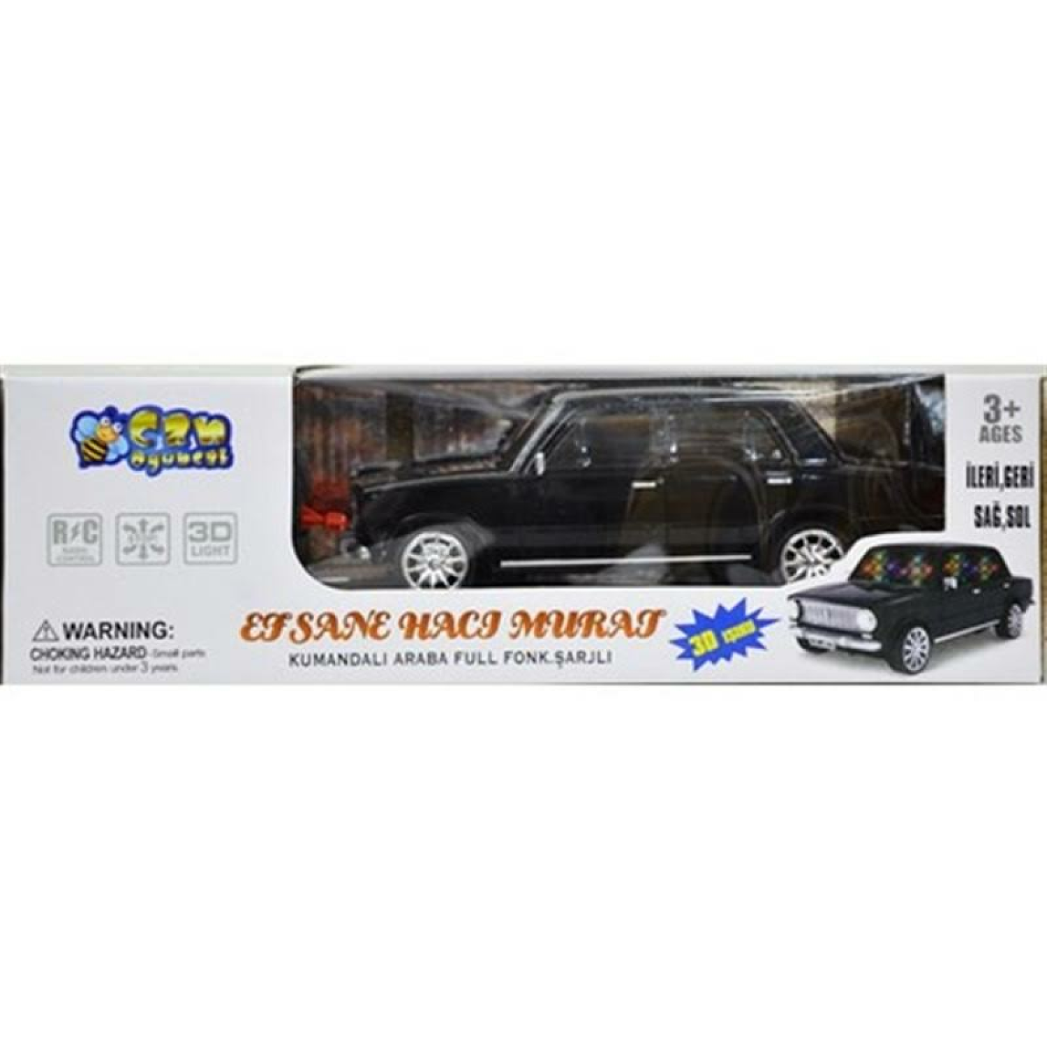 Uzaktan Kumandalı Şarjlı Hacı Murat Araba