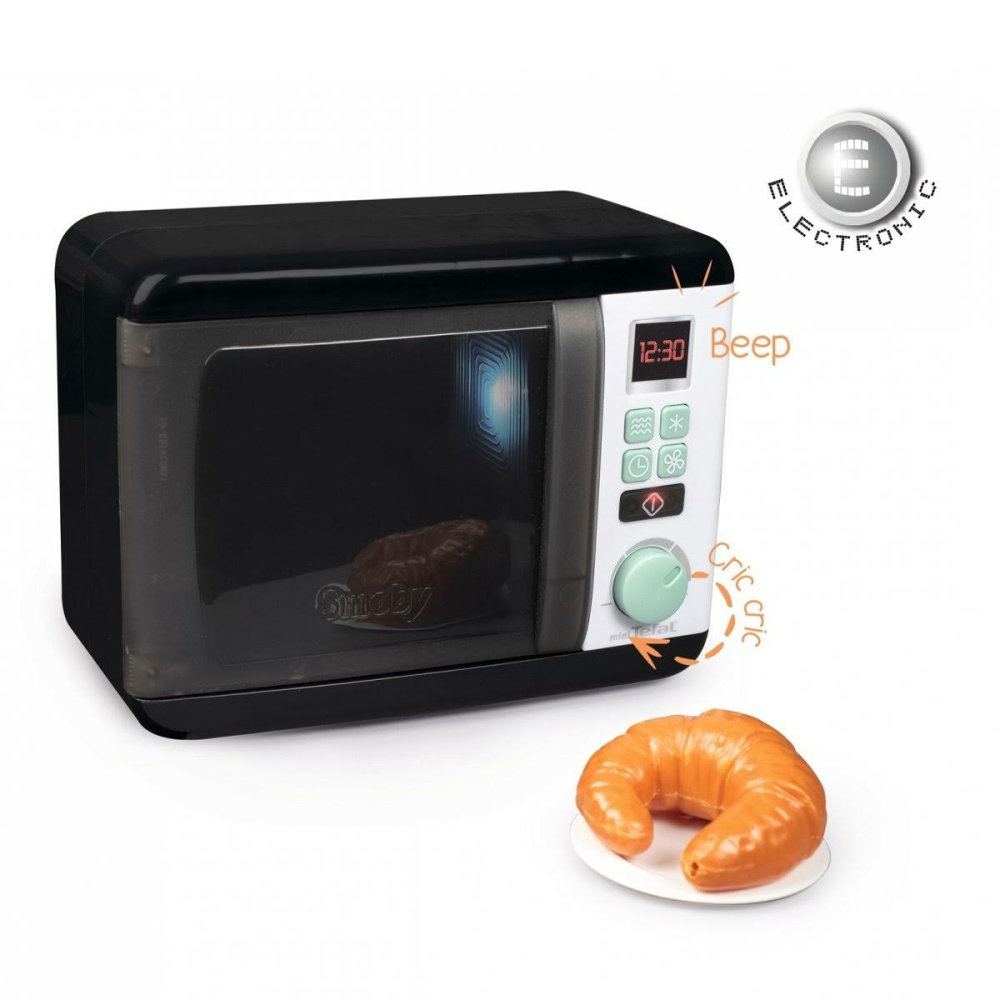 Smoby Tefal Oyuncak Elektronik Mikrodalga Fırın - Siyah 310598