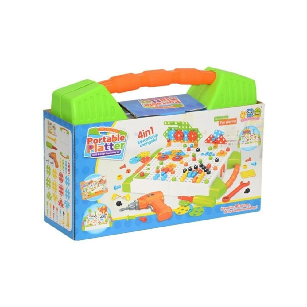 673A Can, Taşınabilir Pilli Matkap Sök Tak Seti 254 Parça