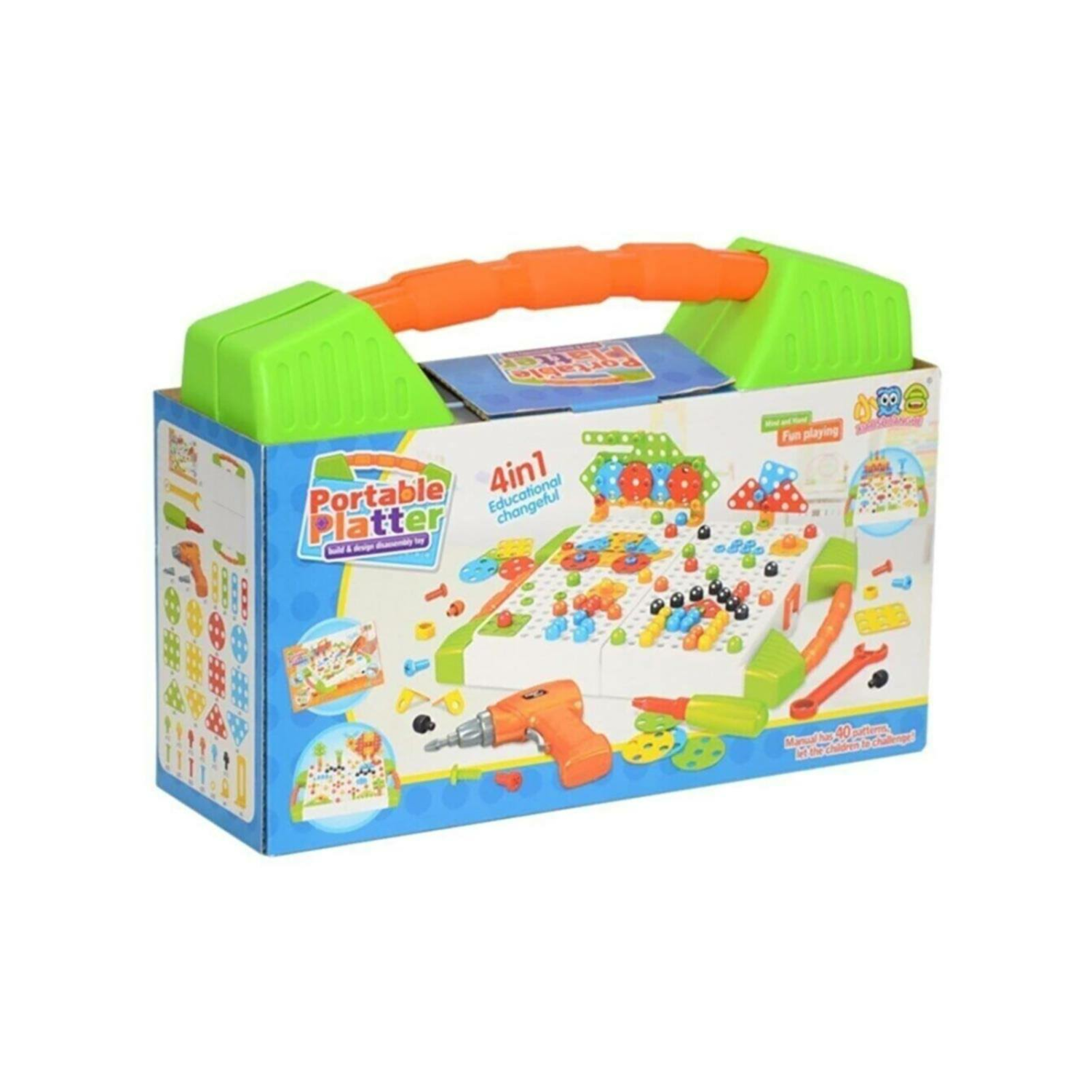 673A Can, Taşınabilir Pilli Matkap Sök Tak Seti 254 Parça