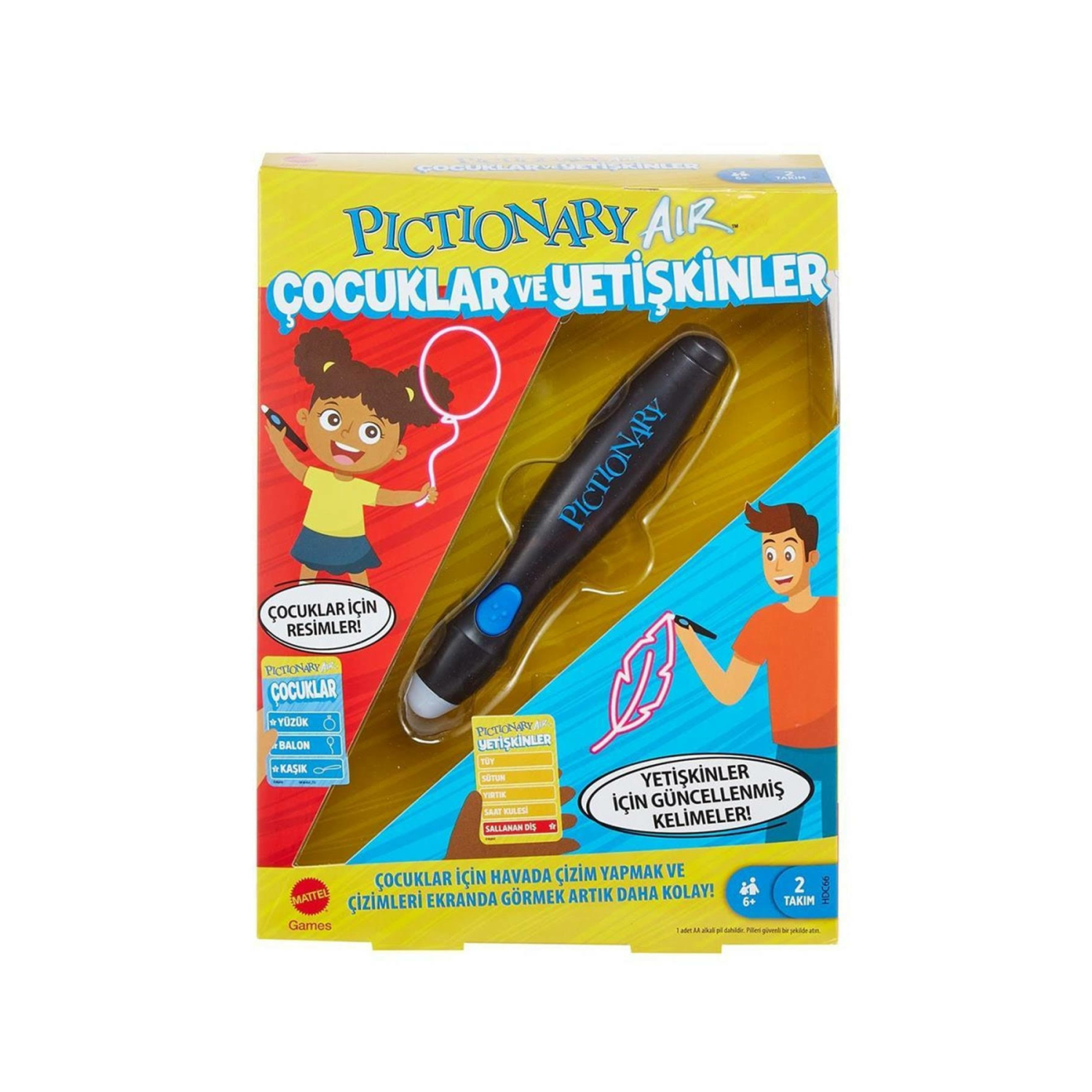Pictionary Air Çocuklar Ve Yetişkinler HDC66