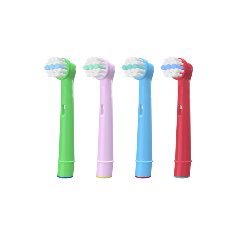 Kyver Oral B Uyumlu Çocuklar Için 4'lü Diş Fırçası Yedek Başlığı