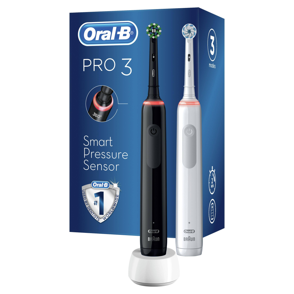 Oral-b Pro 3 3900 Şarj Edilebilir Diş Fırçası 2'li