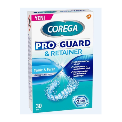 Corega Proguard & Retainer Temizleyici 30 Tablet