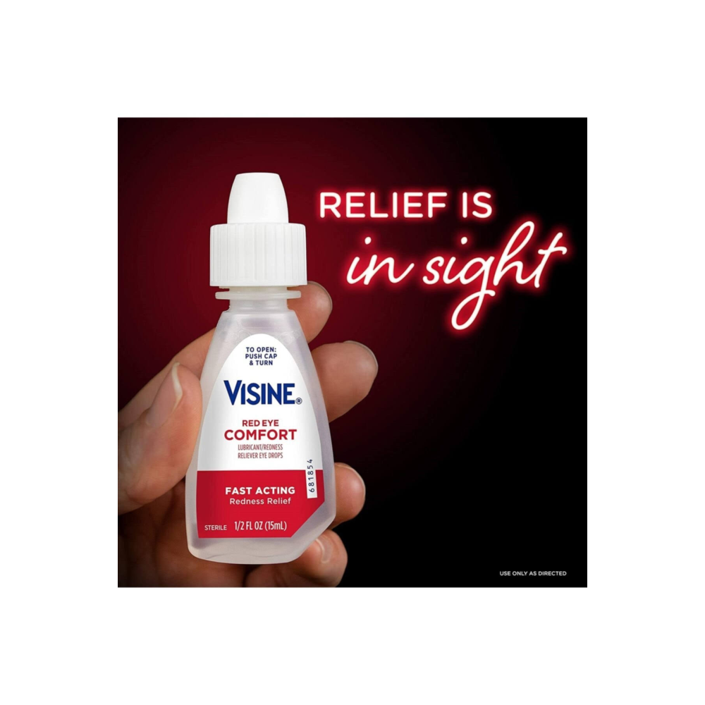 Visine Kırmızı Kızarıklık Giderici Küçük Göz Tahrişlerine Bağlı Göz D