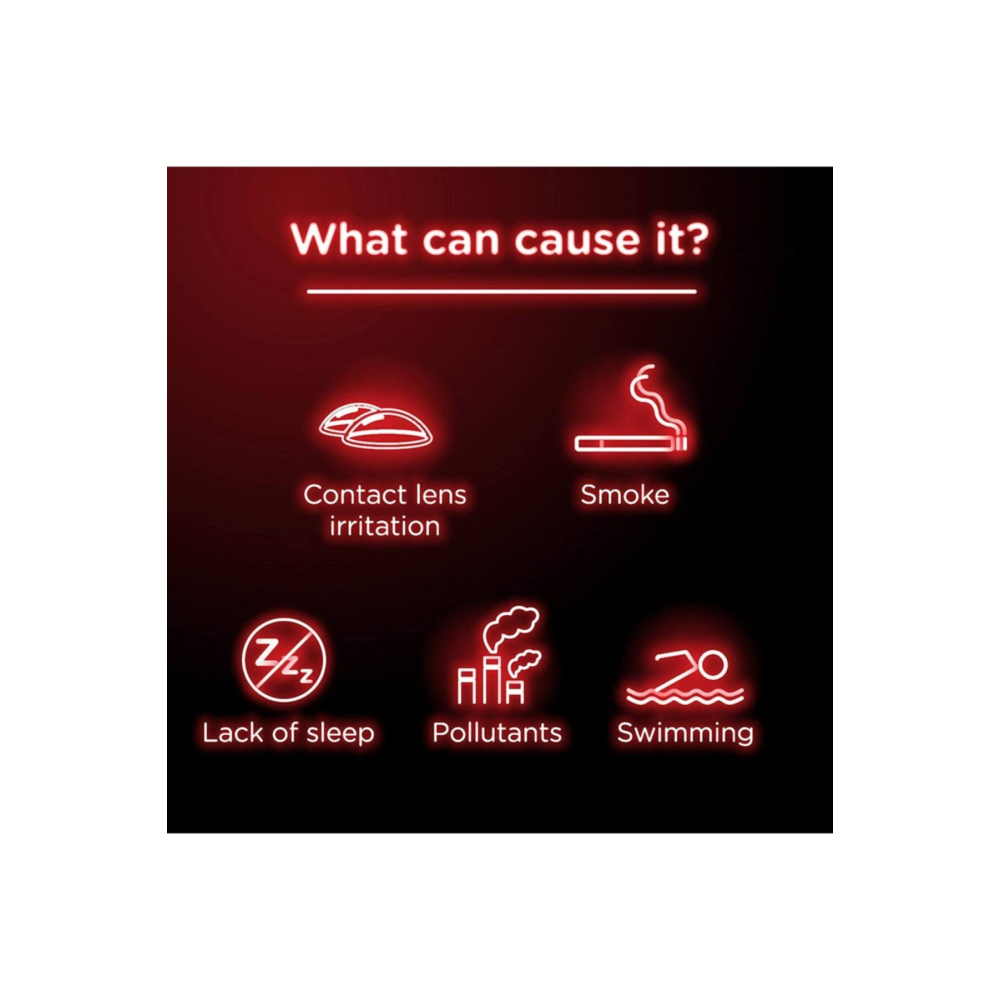 Visine Kırmızı Kızarıklık Giderici Küçük Göz Tahrişlerine Bağlı Göz D