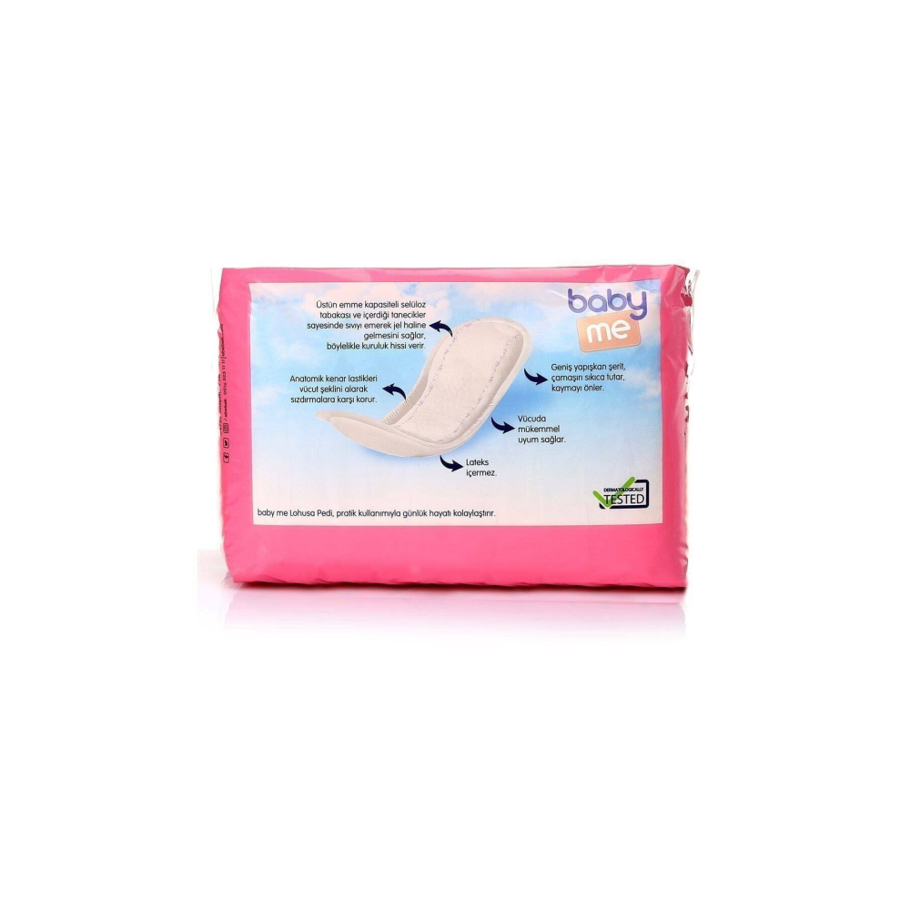baby me Lohusa Pedi Büyük Boy 10 Adet
