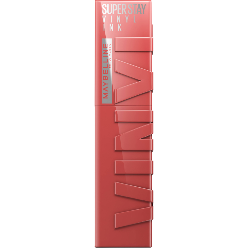 Maybelline New York Super Stay Vinyl Ink Likit Parlak Ruj - 15 Peachy