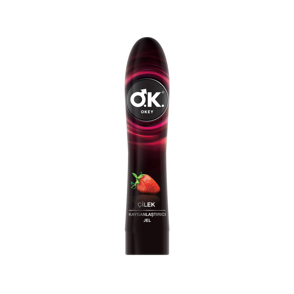 Okey Çilek Kayganlaştırıcı Jel 2'li Set 200 ml