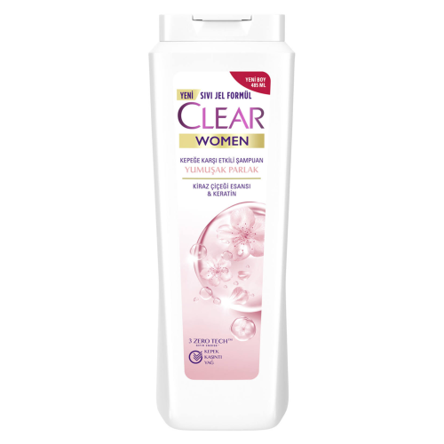 Clear Women Yumuşak & Parlak Şampuan 485 Ml