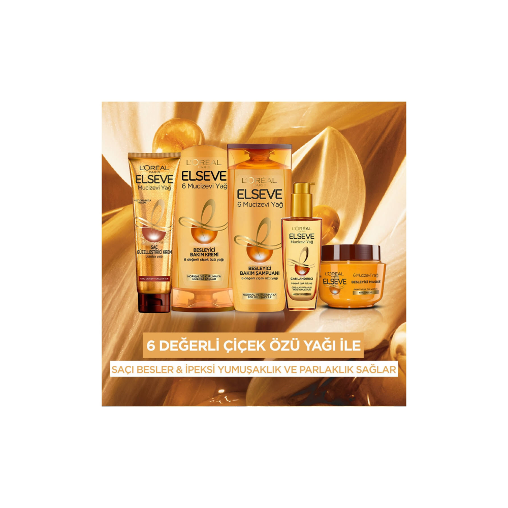 Elseve Mucizevi Yağ Saç Güzelleştirici Krem Kuru-sert Saçlar 150ml