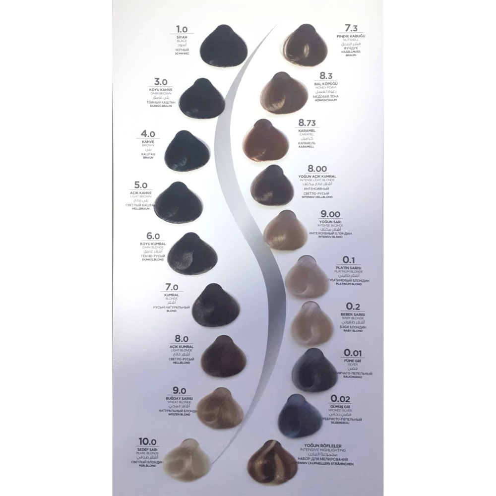 Sea Color Set Saç Boyası 8.00 Yoğun Açık Kumral