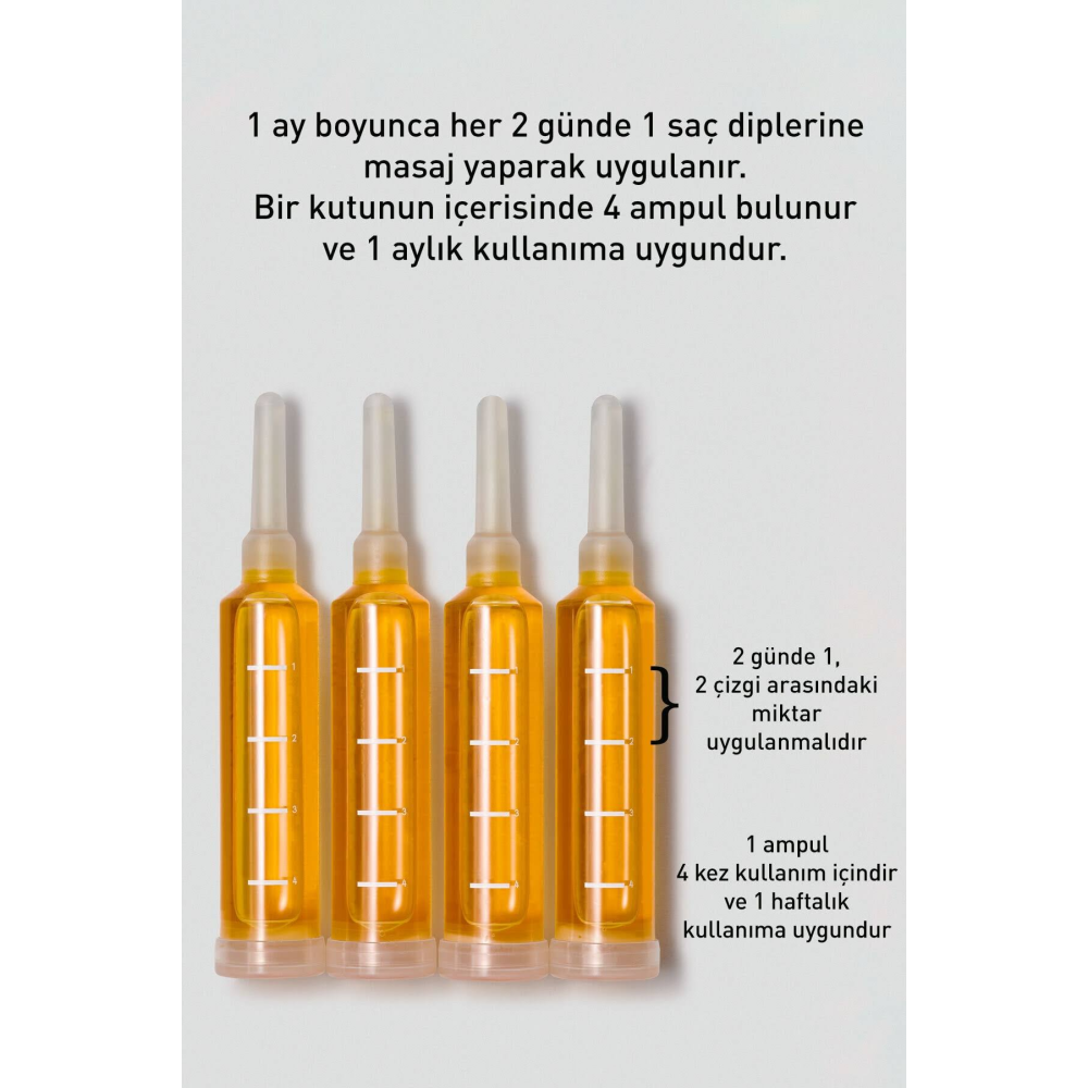 Yves Rocher Saç Oluşumunu Destekleyen ve Dökülmeyi Engelleyen Bakım Kürü - 4x15 ml