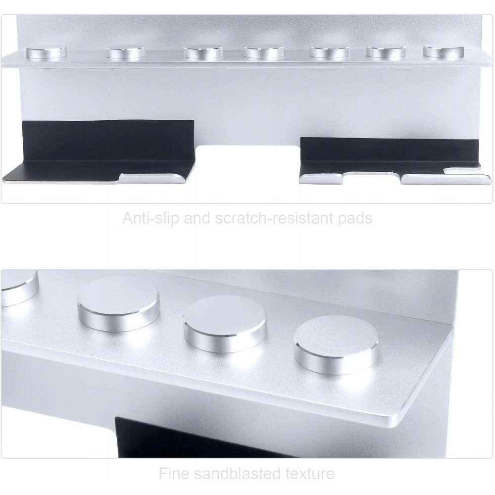 Kyrio Dyson Saç Kurutma Makinesi için Duvara Monte Saç Kurutma Makinesi Tutucu Airwrap Şekillendirici Saç Bigudi ve 7 Kıvrımlı Fıçı Kıvırma Kiti