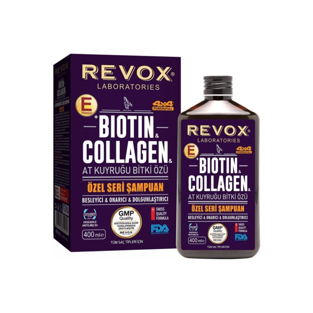 Revox At Kuyruğu Biotin Collagen Şampuan 360 Ml