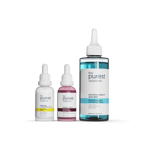 The Purest Solutions Leke Önleyici Aydınlatıcı ve Gözenek Sıkılaştırıcı Cilt Bakım Seti