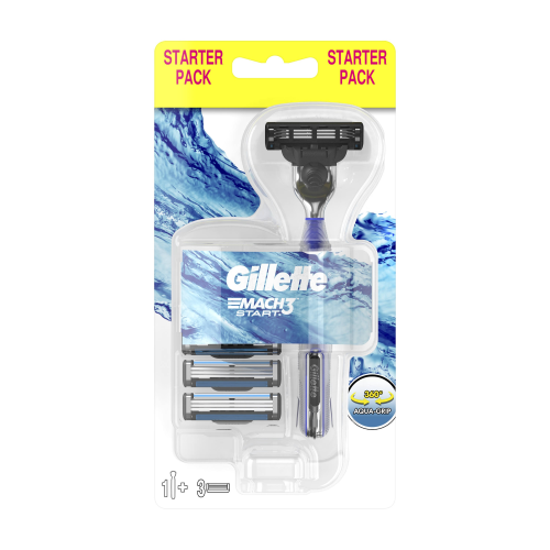 Gillette Mach3 Start Tıraş Makinesi + 3 Yedek Tıraş Bıçağı