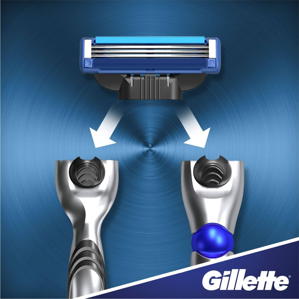 Gillette Mach3 Turbo Makine + 5 Yedek