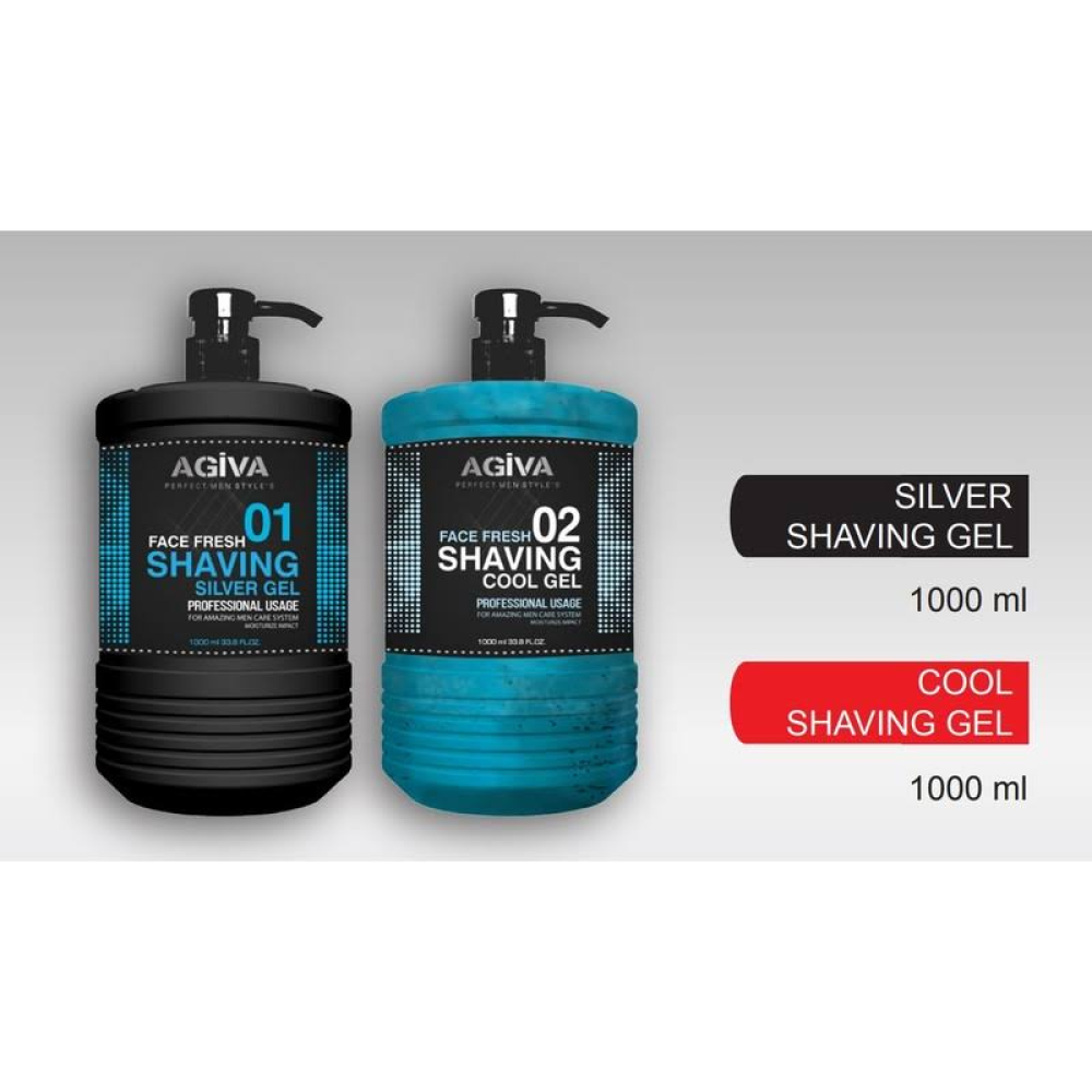 Agiva 01 Shaving Silver Tıraş Jeli 1 L