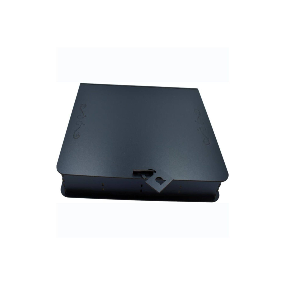 Özgüner Oyuncak 12'li Saat Kutusu Ahşap Kol Düğmesi Ve Mücevherlik Bölmeli