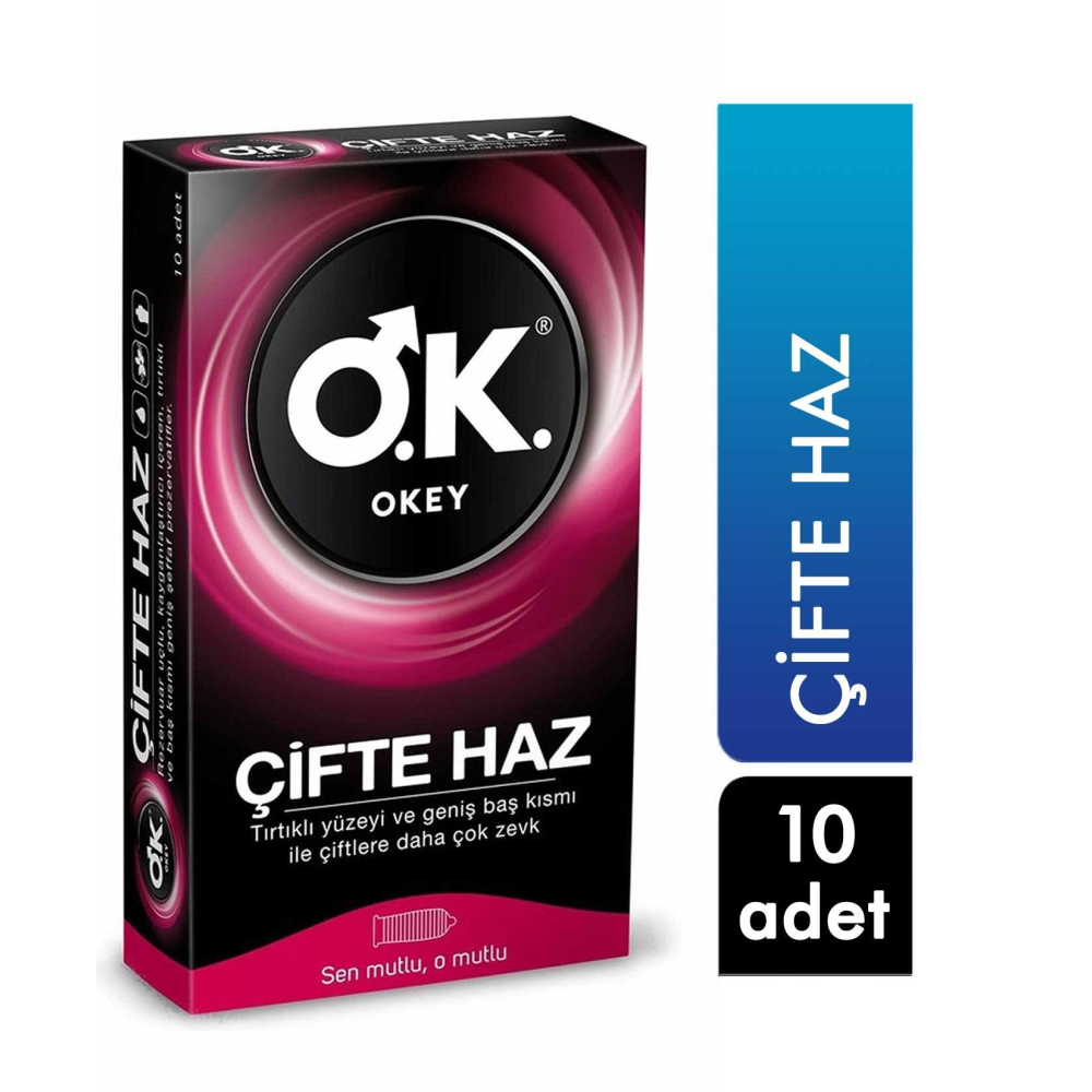 Okey Çifte Haz Prezervatif