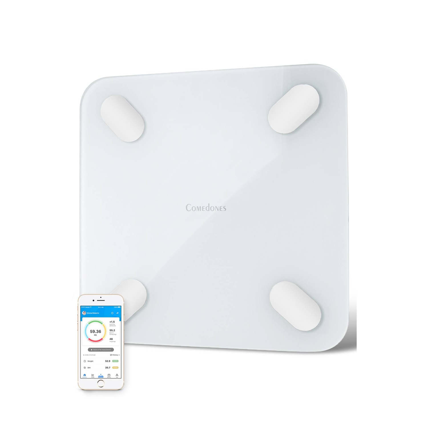 Comedones Body Composition Scale Yağ Ölçer Akıllı Baskül