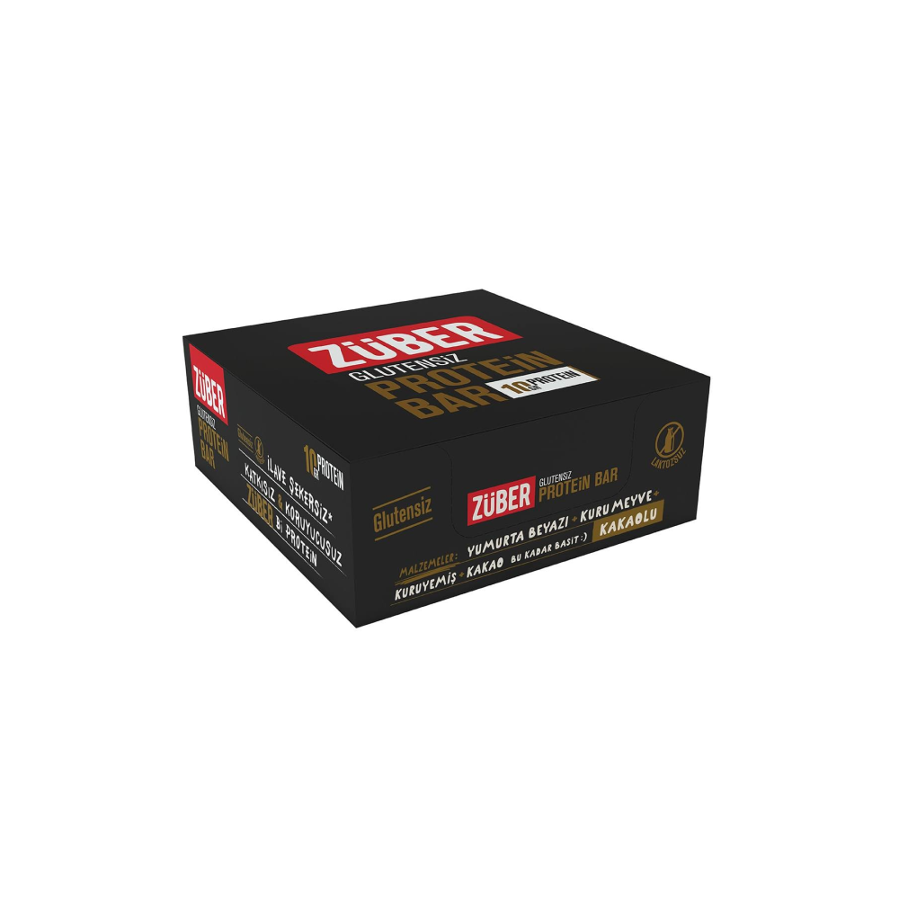 Züber Kakaolu Protein Barı (35 Gr x 12 Adet)