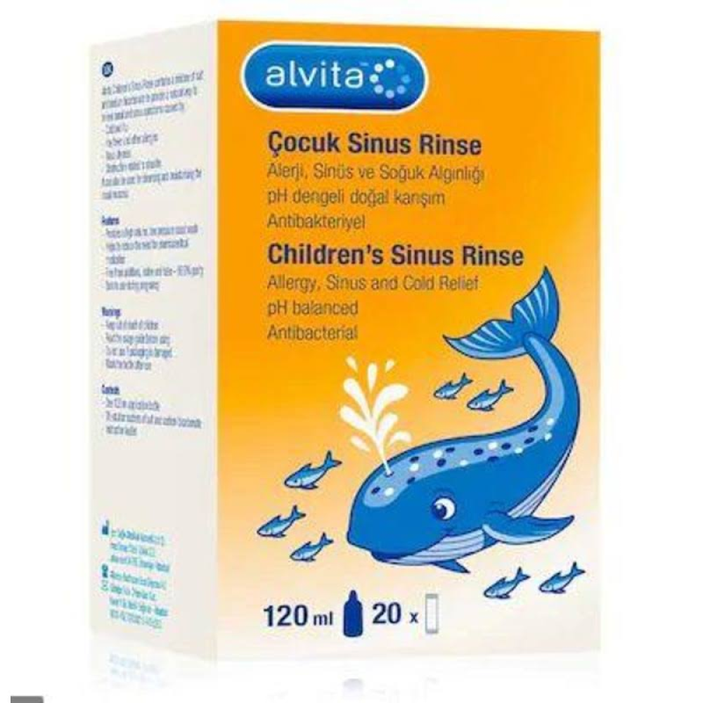 Alvita Çocuklar İçin Sinus Rinse 120 Ml