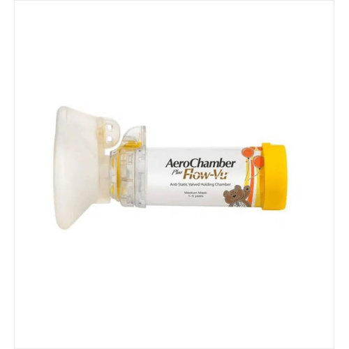 Aerochamber Plus Flow-vu Sarı (1-5 Yaş)